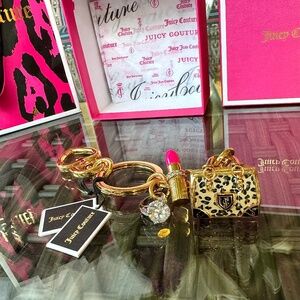 NWT JUICY COUTURE Daydreamer Engagement Ring Keychain